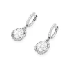 Okazałe wiszące kolczyki z białego złota diament laboratoryjny Lab Diamonds i brylanty K0080.B3.LDW.01 marko
