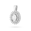 Okazała zawieszka z białego złota z diamentem laboratoryjnym Lab Diamonds i brylantami Z0303.B3.LDW.01 marko