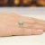 Pierścionek z białego złota Halo diament laboratoryjny 0,70ct i kamienie boczne Lab Diamonds W0508.B3.LDW.03 marko