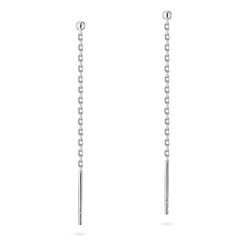 Srebrne kolczyki przewlekane kulki 2mm Iluvia K2007-925-S marko