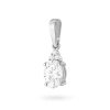 Zawieszka z białego złota z brylantami i owalnym diamentem laboratoryjnym Lab Diamonds Z0308.B3.LDW.01 marko