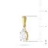 Złota zawieszka z brylantami i owalnym diamentem laboratoryjnym Lab Diamonds Z0308.Z3.LDW.01 marko