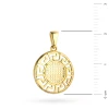Złota zawieszka koło grecki wzór Supreni Z-GW-418-585 marko