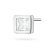 Srebrny kolczyk kwadratowa pojedyncza cyrkonia oprawa bezel 4 x 4mm Jeso K2034-925-S-SOLO marko
