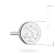 Srebrny kolczyk klasyczny pojedyncza cyrkonia oprawa bezel 6mm Jeso K2033-925-S-SOLO marko