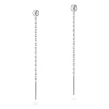 Srebrne kolczyki przewlekane kulki 4mm Iluvia K2011-925-S marko