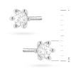 Klasyczne kolczyki sztyft z diamentami 2 x 0,08ct białe złoto K0222.B3.DIW.01 marko