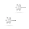 Klasyczne kolczyki sztyft z diamentami 2 x 0,10ct białe złoto K0222.B3.DIW.02 marko