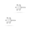 Klasyczne kolczyki sztyft z diamentami laboratoryjnymi 2 x 0,10ct białe złoto Lab Diamonds K0222.B3.LDW.02 marko