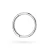 Srebrny kolczyk kółeczko clicker 14mm Supreni piercing sztuka K2025-925-S-SOLO marko