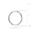 Srebrny kolczyk kółeczko clicker 14mm Supreni piercing sztuka K2025-925-S-SOLO marko