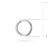 Srebrny kolczyk kółeczko clicker 10mm Supreni piercing sztuka K2024-925-S-SOLO marko