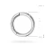 Srebrny kolczyk kółeczko clicker 8mm Supreni piercing sztuka K2023-925-S-SOLO marko