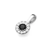 Elegancka złota zawieszka oprawa Halo z czarnym diamentem 0,12ct i brylantami z białego złota Z0443.B3.DIB.01 marko Z0443.B3.DIB.01 marko