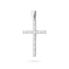 Krzyżyk z brylantami 0,05ct z białego złota 585 D0004.B3.DIW.01 marko