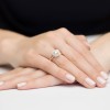 Pierścionek ze złota różowego brylanty Dynastia W345-R585-B0.50 marko