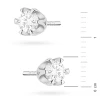 Klasyczne kolczyki sztyft z diamentami laboratoryjnymi 2 x 0,30ct białe złoto Lab Diamonds K0220.B3.LDW.07 marko