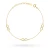 Pozłacana bransoletka znak nieskończoności cyrkonie Iluvia B1454-925-BZ marko