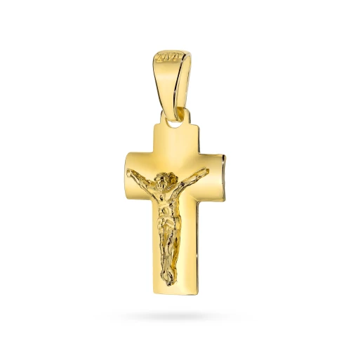 Pozłacany krzyżyk z Jezusem próba 925 D177-925-Z marko
