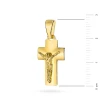Pozłacany krzyżyk z Jezusem próba 925 D177-925-Z marko