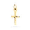 Złoty krzyżyk minimalistyczny diamentowany D448-375 marko