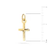 Złoty krzyżyk minimalistyczny diamentowany D448-375 marko