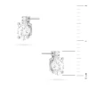 Kolczyki z białego złota z owalnym diamentem laboratoryjnym Lab Diamonds K0001.B3.LDW.01 marko
