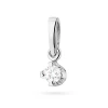 Zawieszka z białego złota klasyczna pojedynczy brylant 0,08ct Z0034.B3.DIW.01 marko