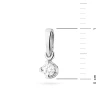 Zawieszka z białego złota klasyczna pojedynczy brylant 0,08ct Z0034.B3.DIW.01 marko