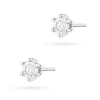 Klasyczne kolczyki sztyft z diamentami 2 x 0,08ct białe złoto K0222.B3.DIW.05 marko