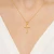 Minimalistyczny mały srebrny pozłacany krzyżyk 925 D375-925-Z marko