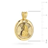 Złoty medalik Matka Boska Częstochowska w diamentowanym kole MD-GW-154-585 marko