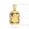 Złoty diamentowany medalik Matka Boska Częstochowska w ozdobnej oprawie MD-GW-158-585 marko