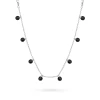 Srebrny naszyjnik choker czarne cyrkonie Kleur N455-925 marko