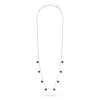 Srebrny naszyjnik choker czarne cyrkonie Kleur N455-925 marko