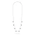 Srebrny naszyjnik choker czarne cyrkonie Kleur N455-925 marko