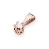 Zawieszka z różowego złota klasyczna pojedynczy brylant 0,08ct Z0032.R3.DIW.01 marko