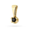 Zawieszka ze złota klasyczna pojedynczy czarny brylant 0,12ct Z0032.Z3.DIB.01 marko