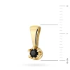 Zawieszka ze złota klasyczna pojedynczy czarny brylant 0,12ct Z0032.Z3.DIB.01 marko