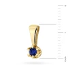 Klasyczna złota zawieszka pojedynczy szafir 0,15ct żółte złoto  Z0032.Z3.SAB.01 marko