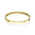 Złota bransoletka gładka sztywna bangle Sego B-GW-567-585 marko