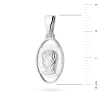Srebrny medalik Matka Boska Fatimska D447-925-S marko