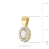 Zawieszka ze złota kwiatek markiza z diamentami laboratoryjnymi Lab Diamonds Z0354.Z3.LDW.01 marko
