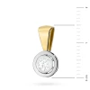 Zawieszka z żółtego złota z diamentem laboratoryjnym 0,20ct Lab Diamonds Z0294.Z3.LDW.02 marko