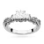 Złoty pierścionek z diamentami laboratoryjnymi Lab Diamonds białe złoto W0023.B3.LDW.01 marko