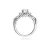 Złoty pierścionek z diamentami laboratoryjnymi Lab Diamonds białe złoto W0023.B3.LDW.01 marko
