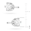 Klasyczne kolczyki sztyft z diamentami laboratoryjnymi 2 x 0,30ct białe złoto Lab Diamonds LAB2025 K0220.B3.LDW.10 marko