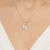 Diamentowany srebrny medalik matowy w kształcie serca Matka Boska Częstochowska D557-925-S marko