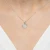 Diamentowany srebrny medalik w kształcie serca Matka Boska Częstochowska D556-925-S marko