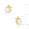 Klasyczne kolczyki sztyft z diamentami laboratoryjnymi 2 x 0,50ct białe złoto Lab Diamonds K0076.Z3.LDW.01 marko